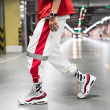 Privathinker Side Stripe Track Jogger Pants Men 2019 Reflective Label Track Harem Pants Homme Streetwear Male HipHop