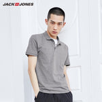 JackJones Men's Solid Color Cotton Turn-down Collar Polo Shirt Menswear 219106516