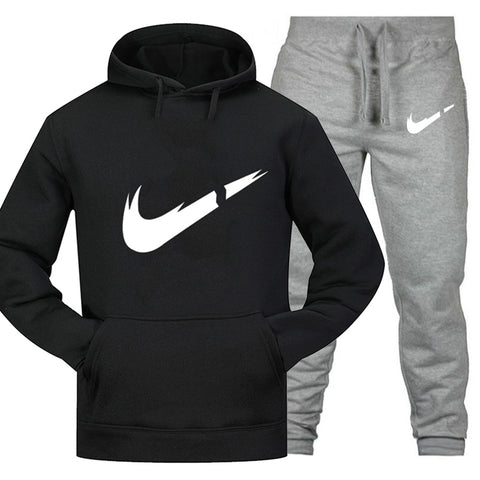 Track suit men's 2 sets of new fashion jacket men's sportswear hoodies spring and autumn brand men's hip hop hoodie sweatpants