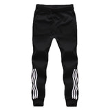 Spring Autumn Men Casual Sweatpants 2019 Mens Sportswear Joggers Striped Pants Fashion Male Skinny Slim Fitted Gyms Harem Pants